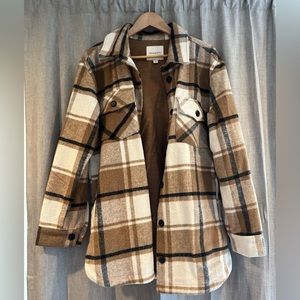 Thread and Supply Plaid Shacket